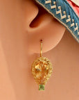 Penelope Pureheart 14k Gold, Citrine and Peridot Earrings