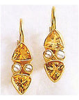 Phoebus Citrine and Pearl Earrings