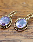 Pierre Auguste Amethyst Earrings