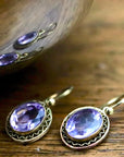 Pierre Auguste Amethyst Earrings