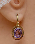 Pierre Auguste Amethyst Earrings