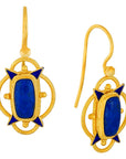 Princess Dashkova Lapis Earrings