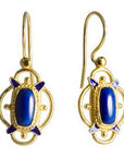 Princess Dashkova Lapis Earrings