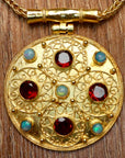 Ravenna Garnet and Opal Necklace