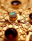 Ravenna Garnet and Opal Necklace