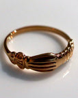 Renaissance Ring with Clasped Hands - Gold