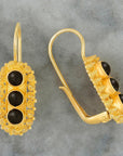 Salisbury Cross Onyx Earrings