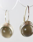 Selene's Silver Moon Chariot Earrings