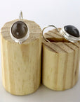 Selene's Silver Moon Chariot Earrings