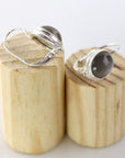 Selene's Silver Moon Chariot Earrings