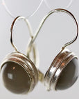 Selene's Silver Moon Chariot Earrings
