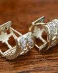 Sirius 14k Gold and Diamond Earrings
