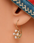 Somerset 14k Gold, Pearl and Diamond Earrings