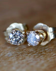 Sparkle 14k Gold and 0.2 Carat Diamond Studs