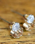 Sparkle 14k Gold and 0.25 Carat Diamond Studs