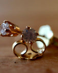 Sparkle 14k Gold and 0.25 Carat Diamond Studs