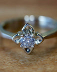 Starlight 14k Gold and Diamond Ring