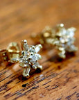 Starlight 14k Gold and Diamond Studs