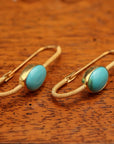 Turquoise Mirror Earrings