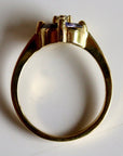 Twilight 14k Gold, Diamond and Sapphire Ring