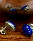 Van Gogh Lapis Stud Earrings