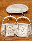 Vintage Laurel Burch Articulating Art Deco Earrings