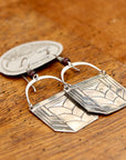 Vintage Laurel Burch Articulating Art Deco Earrings