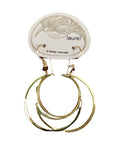 Vintage Laurel Burch Crescent Moon Gold-Plate Earrings