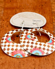 Vintage Laurel Burch Flower Power Silver Earrings