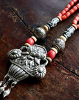 Vintage Laurel Burch Harvest Basket Silver-Plate Necklace