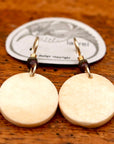 Vintage Laurel Burch Little Bone Gold-Plate Dangles