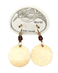 Vintage Laurel Burch Little Bone Gold-Plate Dangles