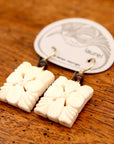 Vintage Laurel Burch "Mahalo" Gold-Plate Dangles
