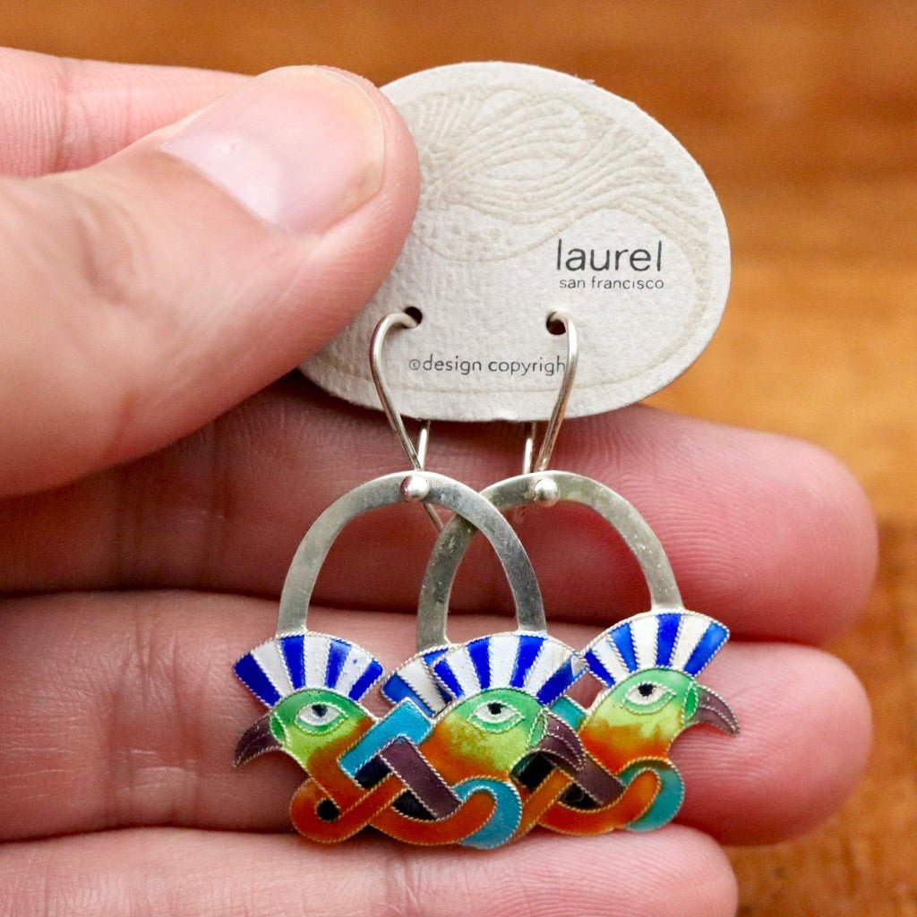 Laurel burch bird earrings hotsell