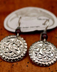Vintage Laurel Burch Parrot Silver-Plate Earrings