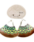 Vintage Laurel Burch Purse Silver Earrings