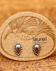 Vintage Laurel Burch Repoussé Silver-Plate Studs