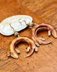 Vintage Laurel Burch Salamander Gold-Vermeil Earrings
