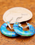 Vintage Laurel Burch Stylized Bird Silver Earrings