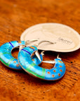 Vintage Laurel Burch Stylized Bird Silver Earrings