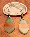 Vintage Laurel Inc Agate earrings
