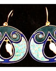 Vintage Shashi Mediterranean Earrings