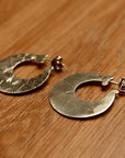 Vintage Shashi Slug Silver Earrings