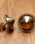 Vintage Shashi Tairona Silver Earrings