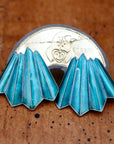 Vintage Shashi Teal Pencil Earrings
