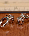 Viva Las Vegas 14k Gold and Diamond Earrings