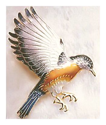 Sterling fashion Silver Hawk Brooch