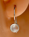 Sol Invictus Moonstone Silver Earrings