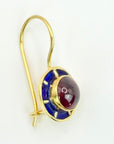 14k Nightshade Garnet Earrings