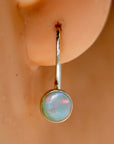Sol Invictus Opal Silver Earrings